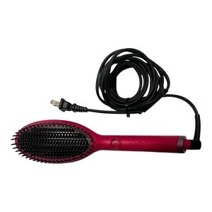 GHD Glide Hot Brush Pink Hair Straightening Smoothing Brush Profesional
